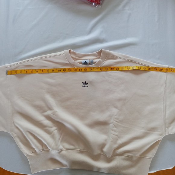 Adidas Trefoil Crewneck slouchy Sweatshirtshirt - Picture 4 of 9